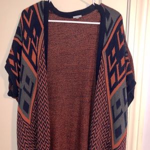 Sweater Tribal Print Cardigan